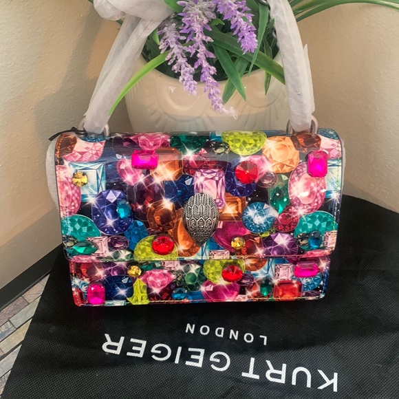 Kurt Geiger Handbags - Kurt Geiger London Small Shoreditch Embellished Leather Crossbody Bag